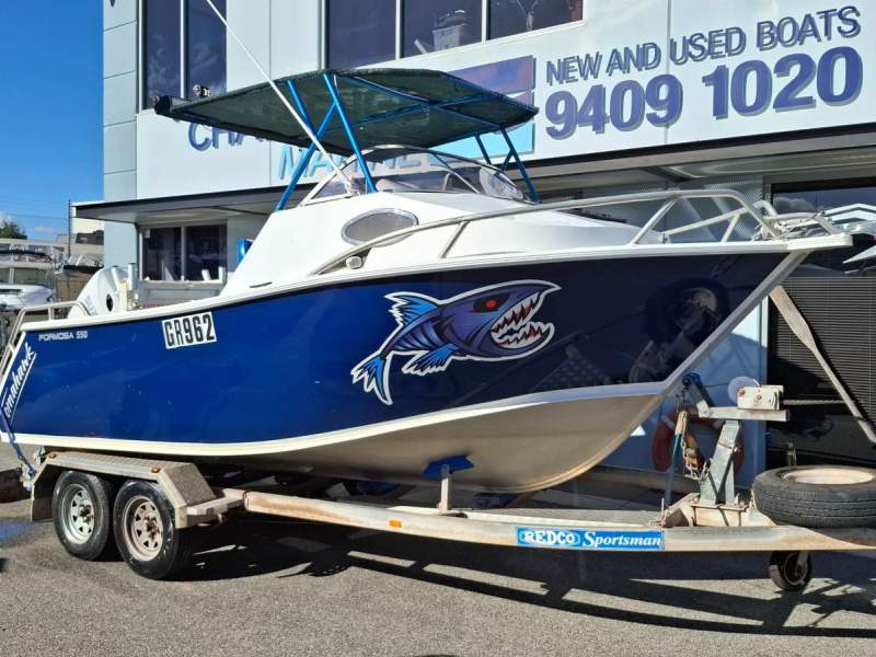 Formosa Tomahawk Classic 550 Half Cabin With 2023 Suzuki 140HP!! (Only 108 hours!)