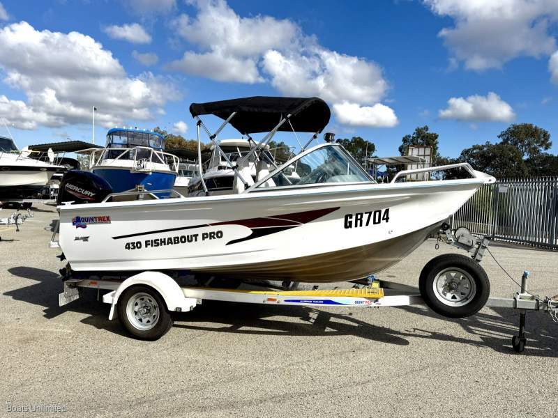 Quintrex 430 Fishabout Pro WILL SUIT THE NEW BOAT BUYER, WITH QUALITY EXTRAS!