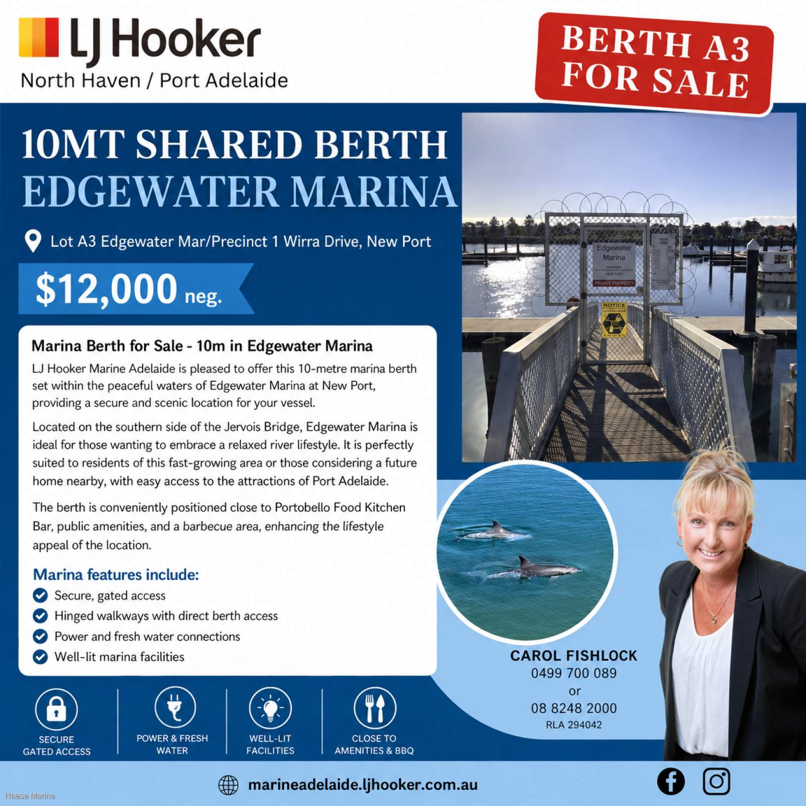 10mt Port River berth