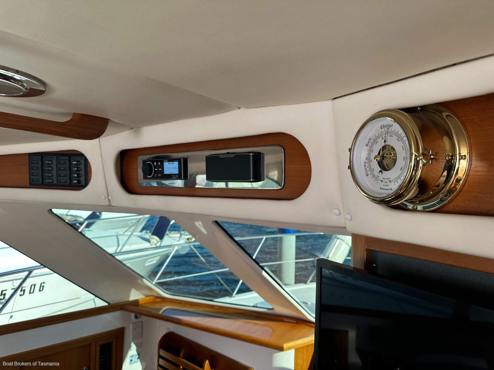 Devil Moon Riviera 37 Platinum with a generator and bowthruster Boat Brokers of Tasmania