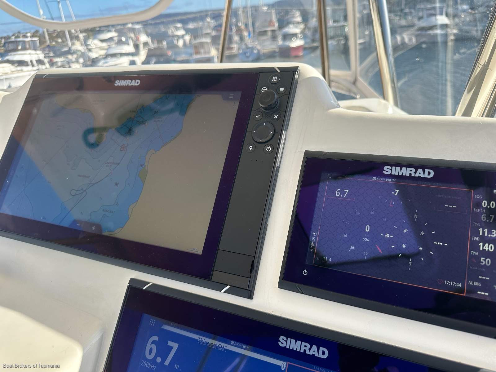 Devil Moon Riviera 37 Platinum with a generator and bowthruster Boat Brokers of Tasmania