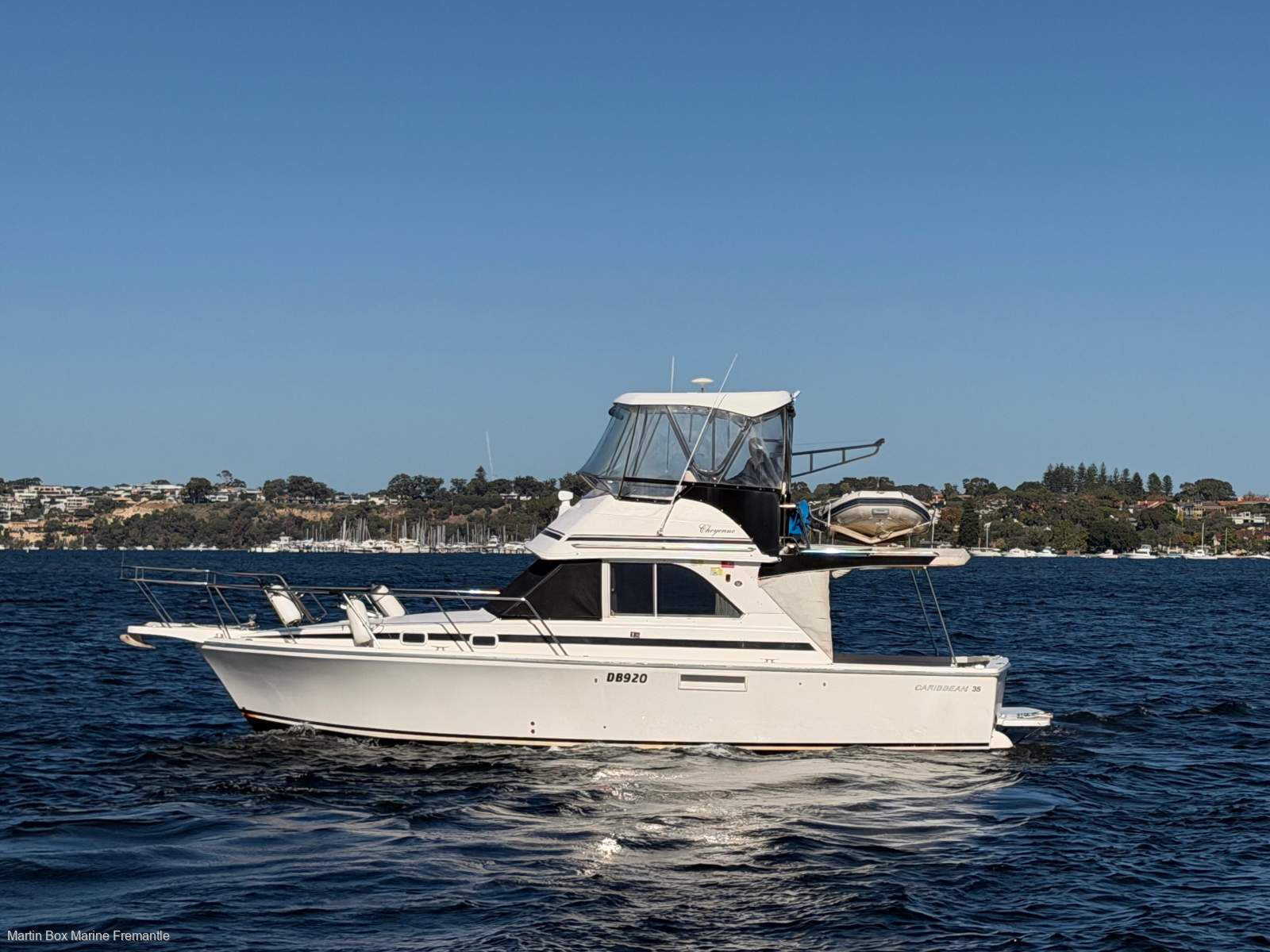 Caribbean 35 Flybridge Cruiser With Twin Cummins Diesels