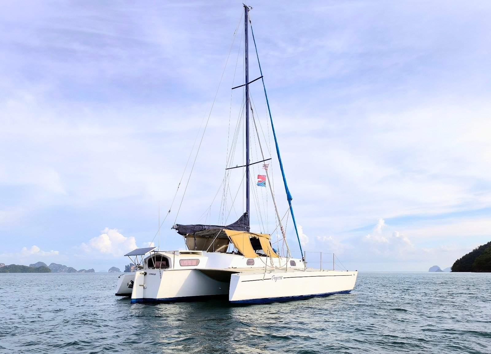 Searunner 37 Trimaran for sale in Malaysia.