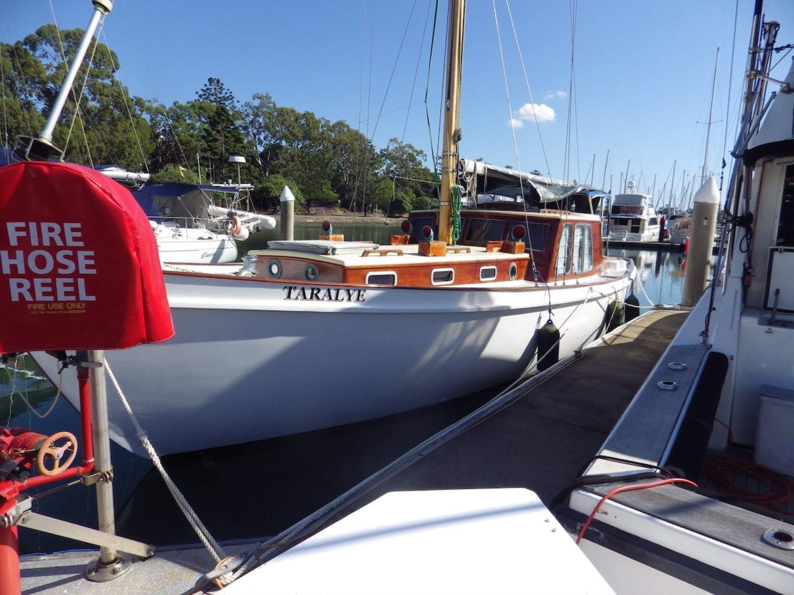 Eric Montgomery Motor Sailer beautiful classic timber vessel