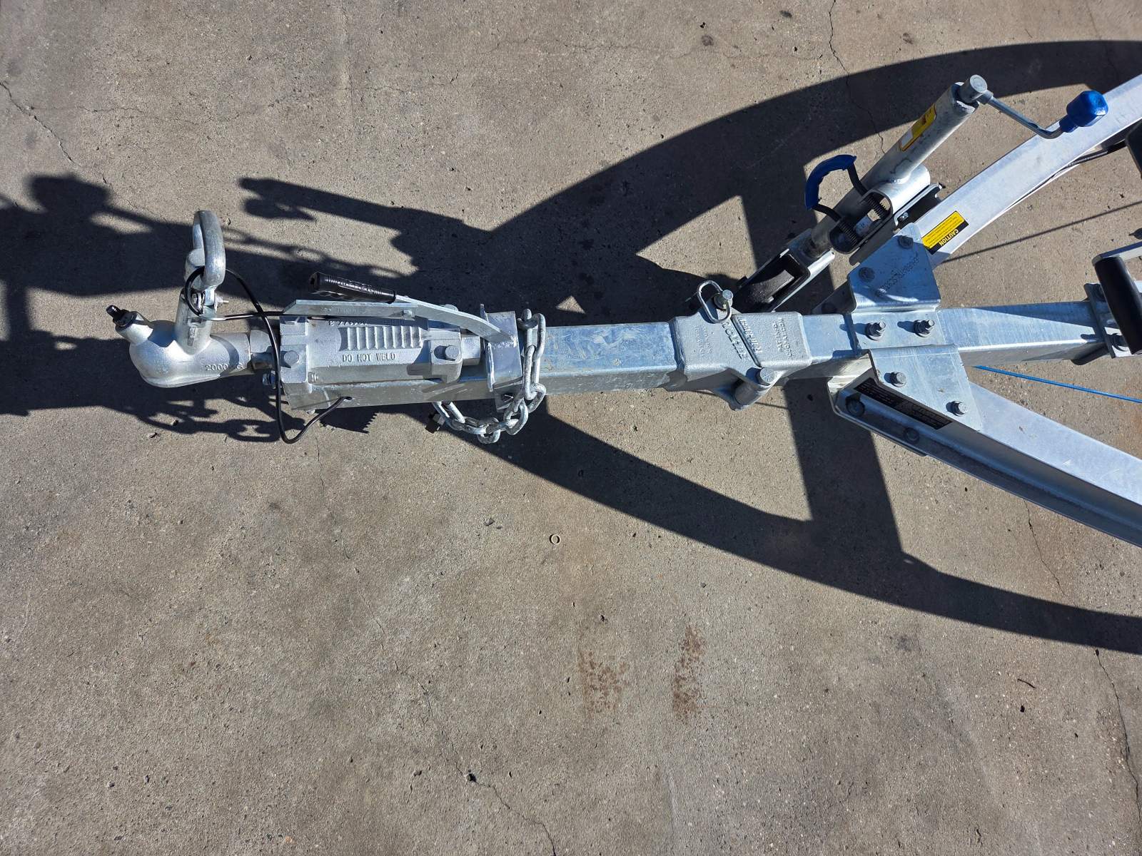 Telwater aluminium boat trailer