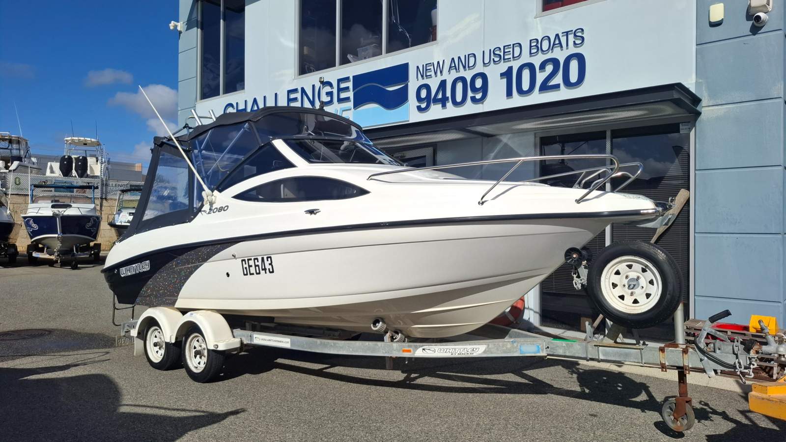 Whittley CR 2600 OB With Suzuki 140HP 4-Stroke (Freshly serviced)