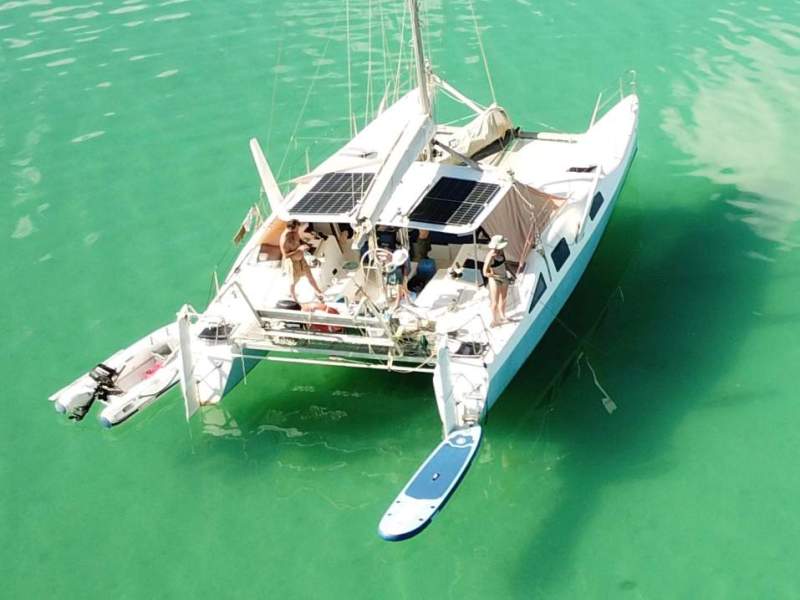 Crowther Wind speed 33 Easy entry level cruising cat