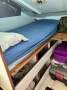 Crowther Wind speed 33 Easy entry level cruising cat:Port aft bunk, can be made into a double