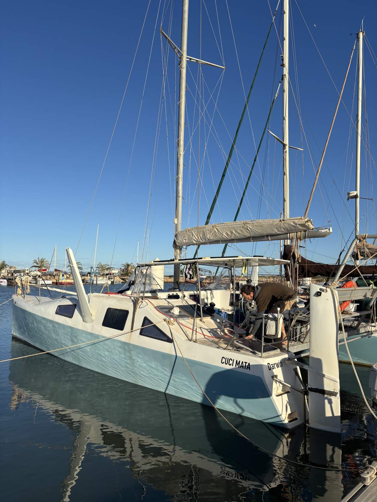 Crowther Wind speed 33 Easy entry level cruising cat