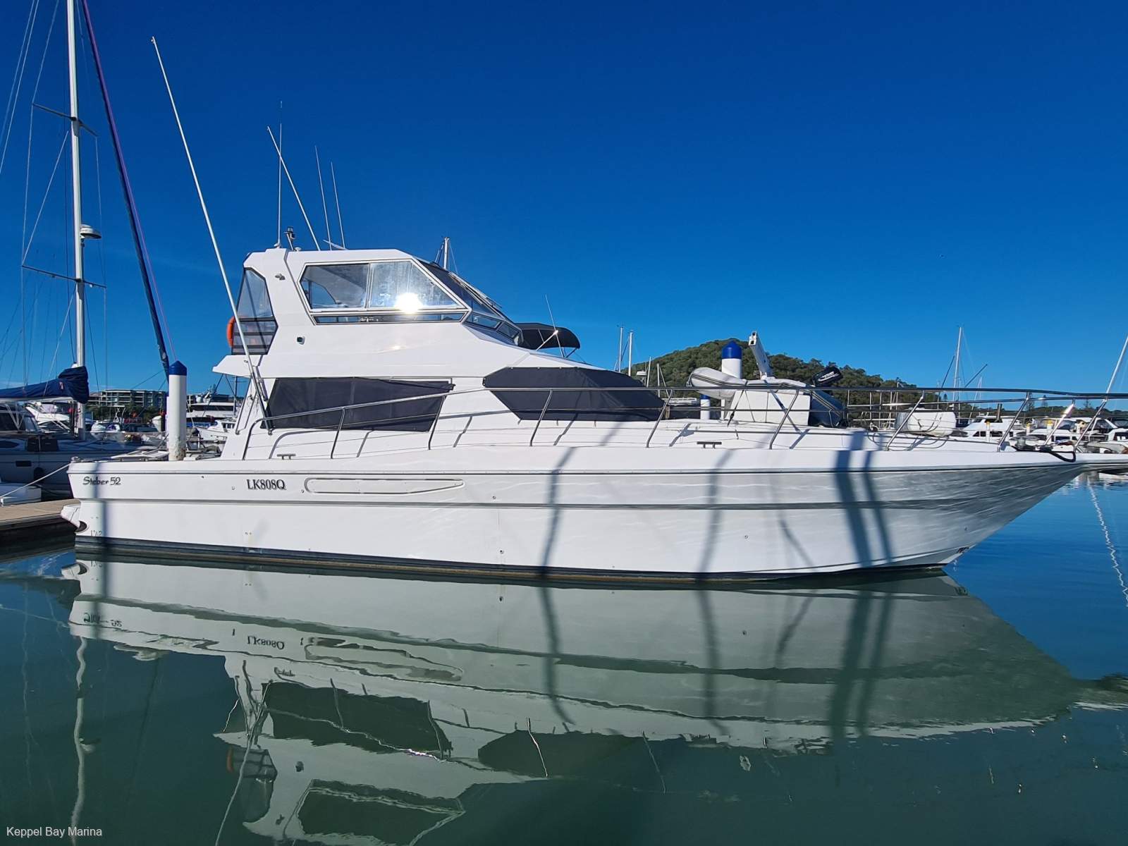 Steber 52 Enclosed Flybridge Cruiser