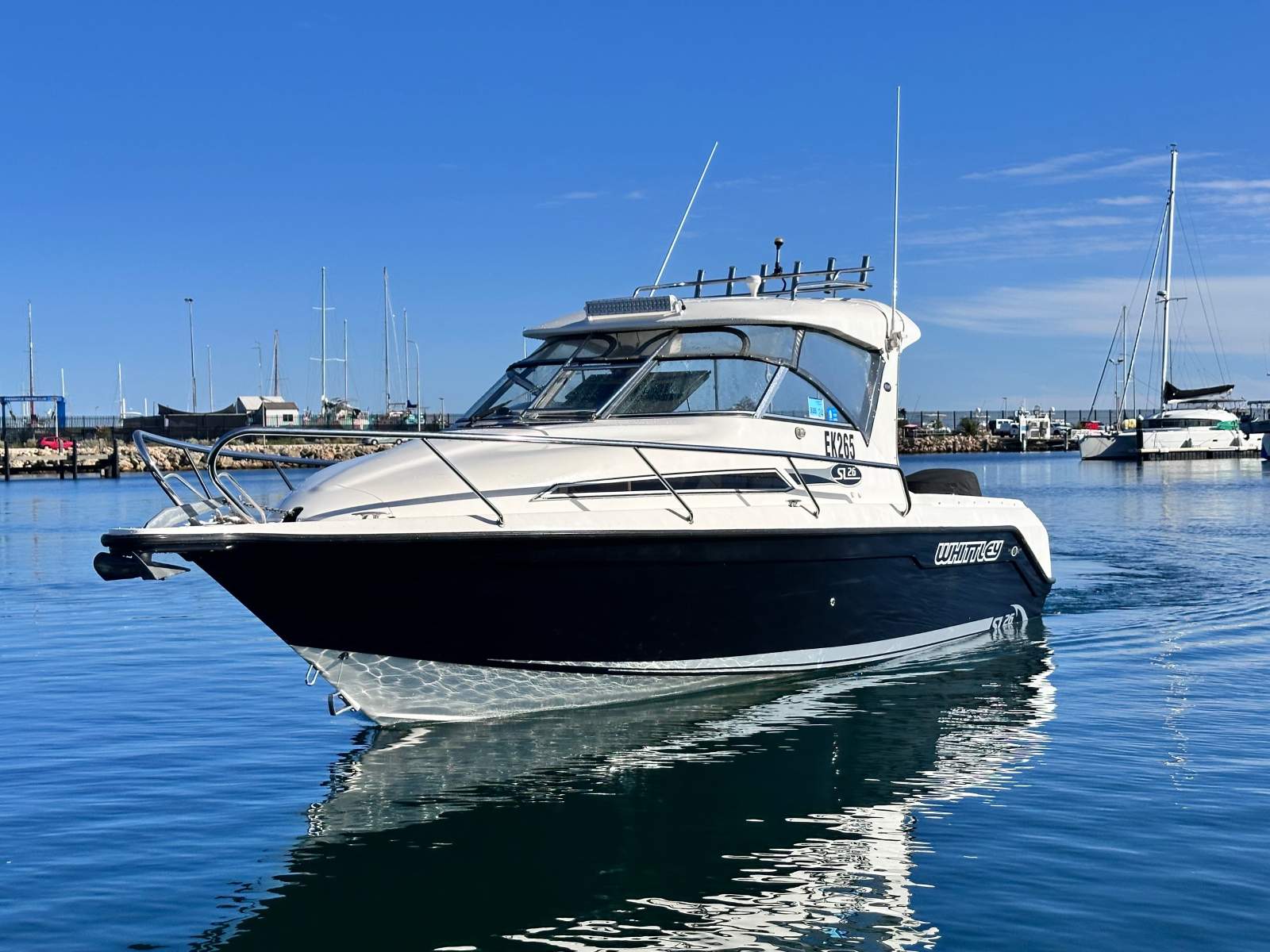 Whittley CR 2600 OB " BOATHOUSE STORAGE ":WHITTLEY SL 26 by YACHTSWEST ph 9335 7788