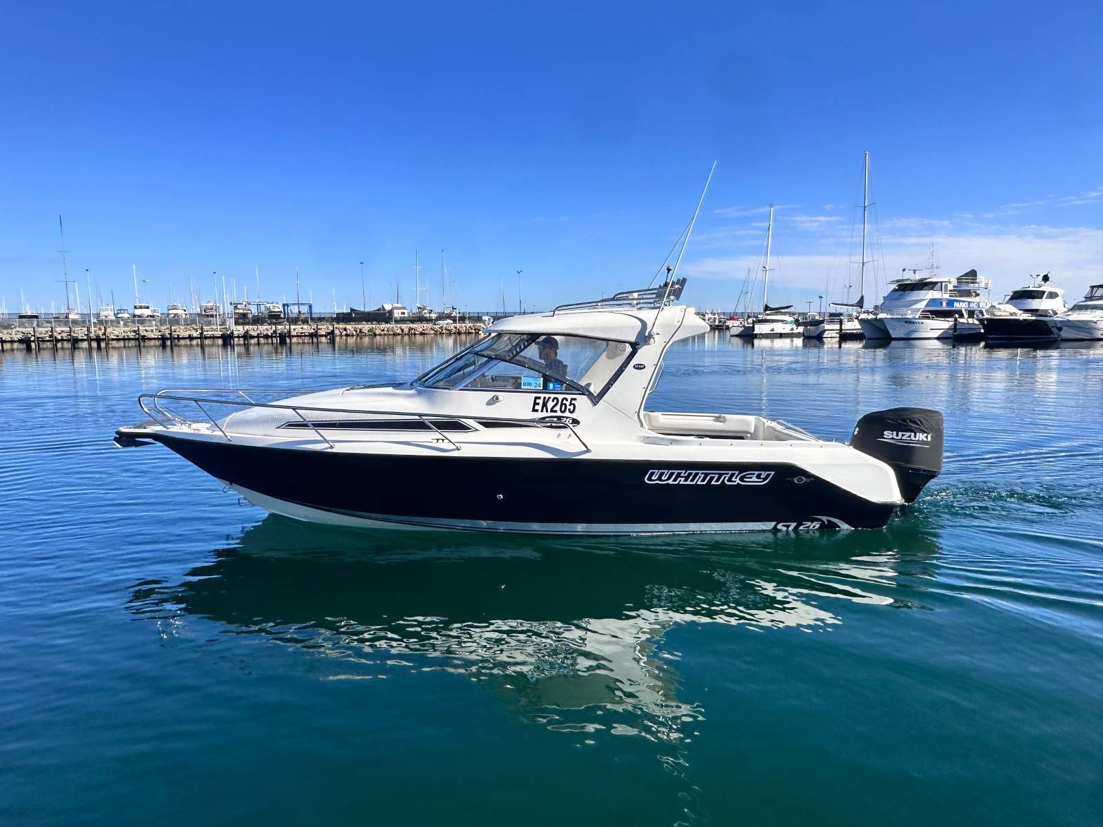 Whittley CR 2600 OB " BOATHOUSE STORAGE ":WHITTLEY SL 26 by YACHTSWEST ph 9335 7788