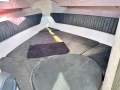 Whittley CR 2600 OB " BOATHOUSE STORAGE ":Cabin with in fill cushion as bed