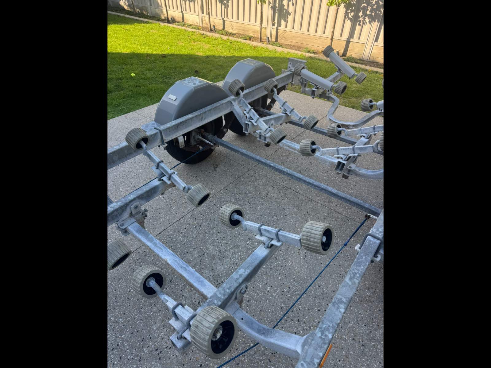 2011 Dunbier Twin Axle Super-Roller Boat Trailer 5.7