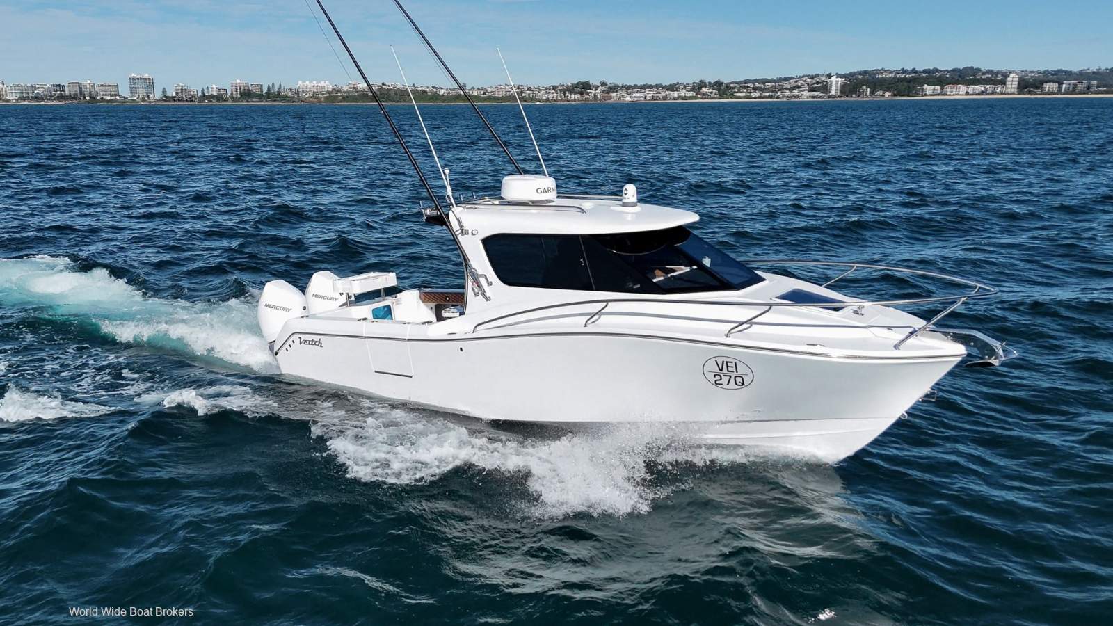 Veitch 27 Hardtop - Twin 300hp V8 Verados | Seakeeper Gyro | Skyhook