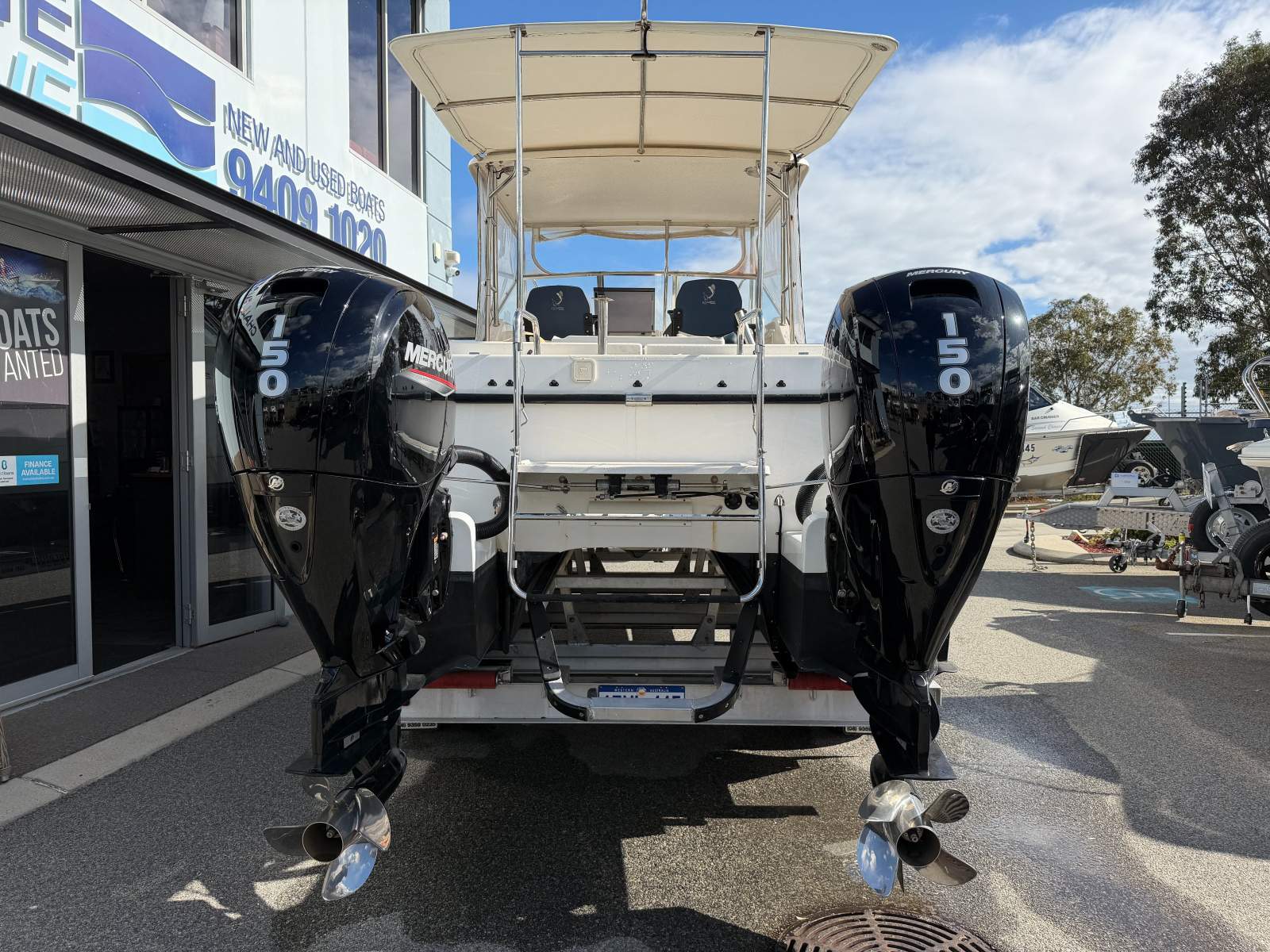 Kevlacat 2400 Offshore with Twin 2024 Mercury 150HP Motors only 13 Hours