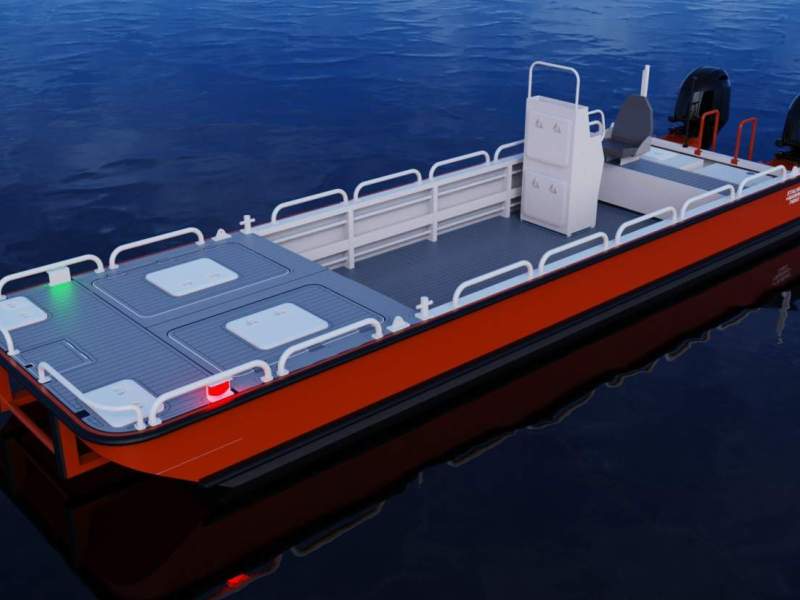 Stalwart Marine WB7400X Aluminium Work Boat Punt