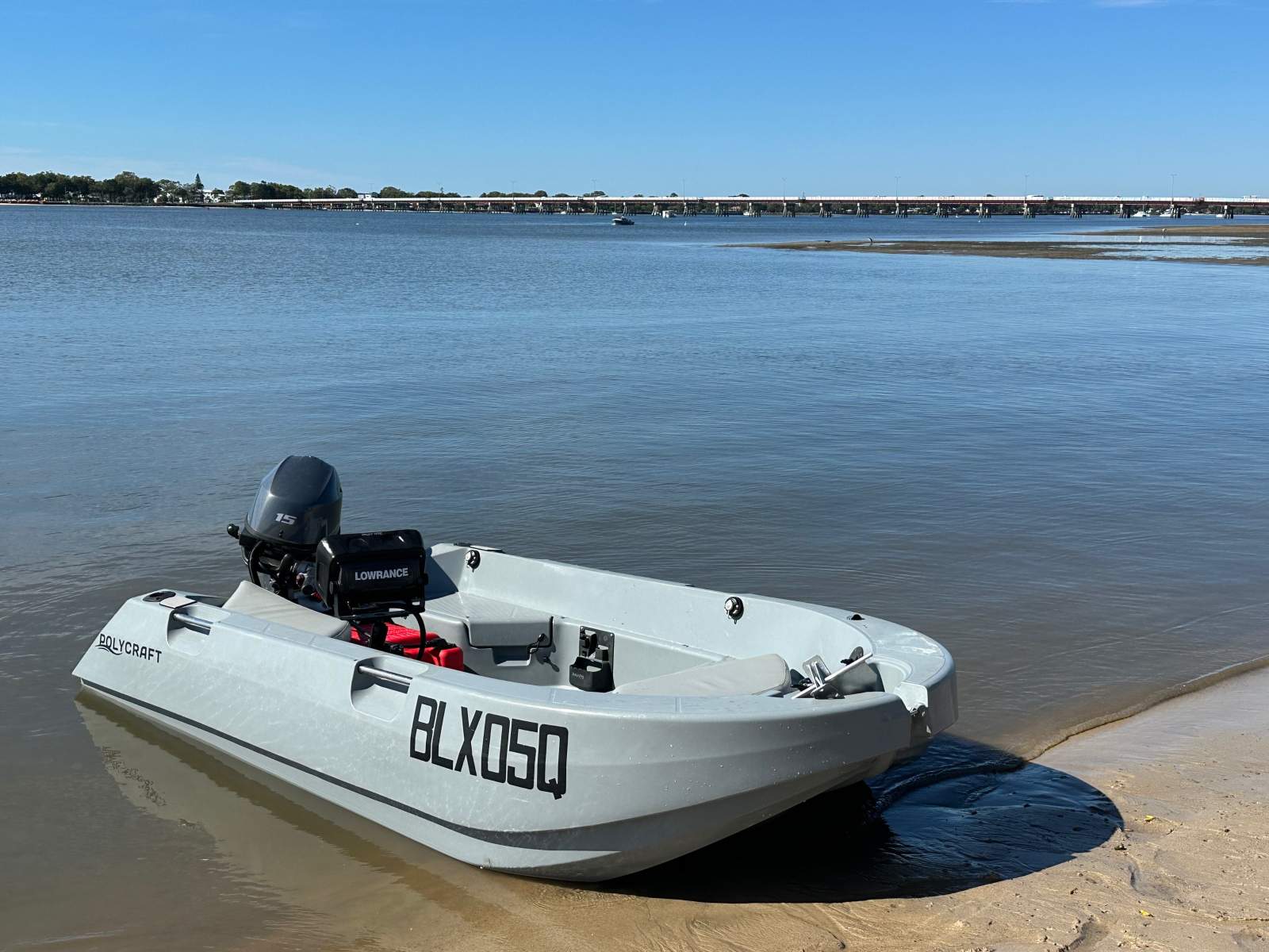 Polycraft 3.00 Tuff Tender with Yamaha 4 stroke 15HP electric start