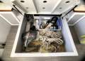 "YOLO". Trailerable Houseboat, One Bed, One Bath.