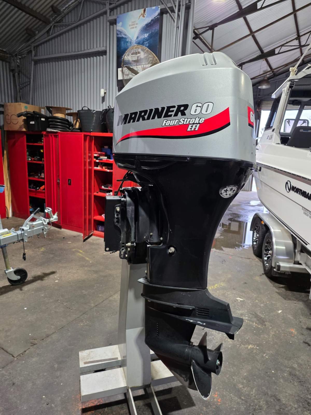 60hp Mariner four stroke EFI 573hrs