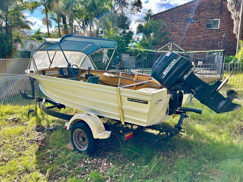 Quintrex with trailer