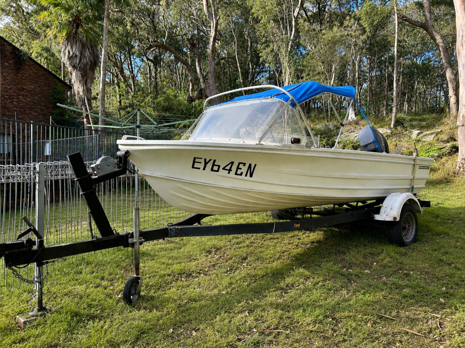Quintrex with trailer