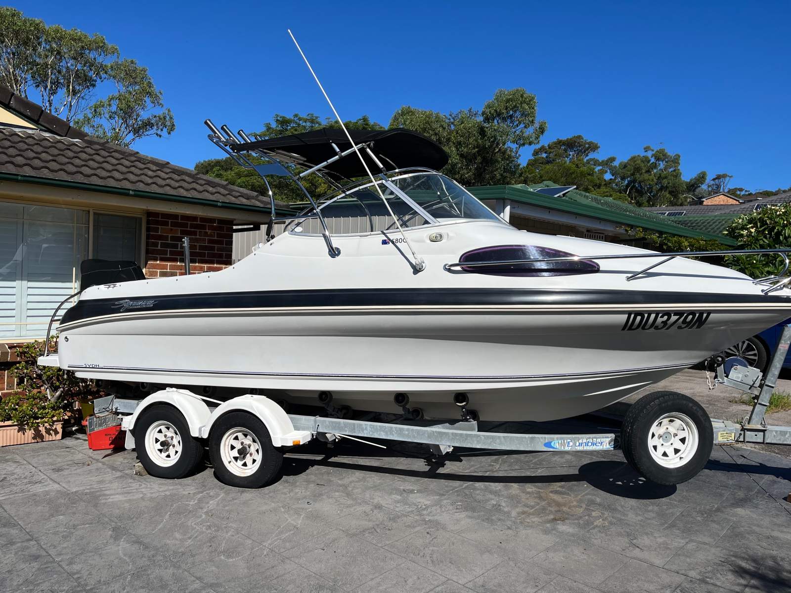 Haines Signature 580C Custom made cover for both boat and engine