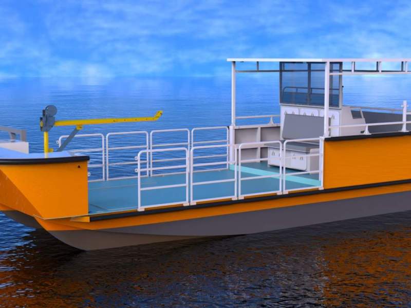 Stalwart Marine WBC8200 Plate Ally Catamaran Work Boat