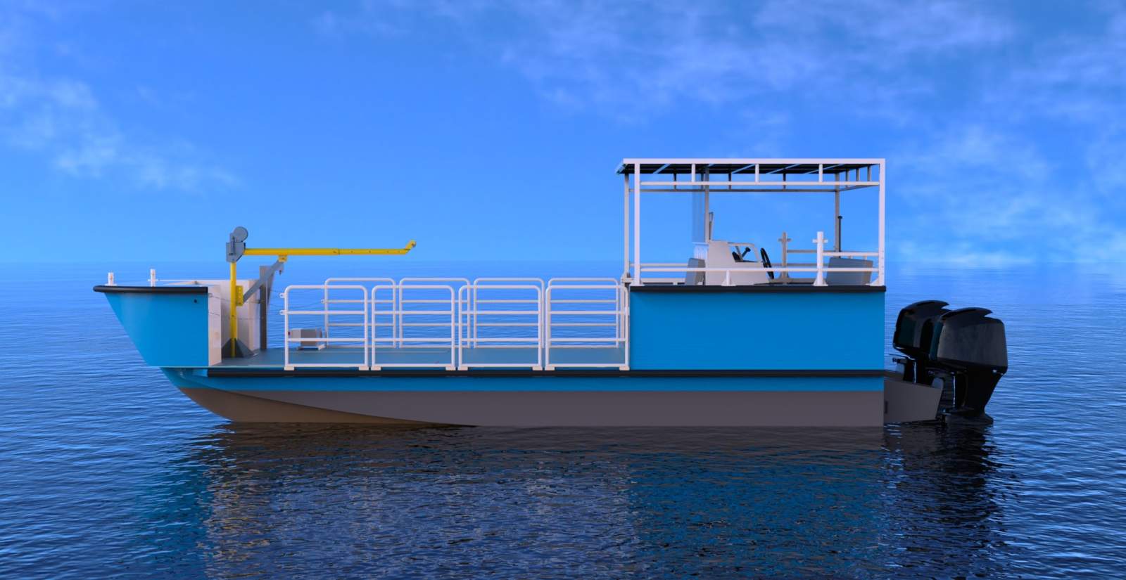Stalwart Marine WBC8200 Plate Ally Catamaran Work Boat