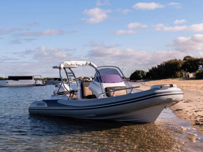 Grand G580 Fibreglass Centre Console RIB With Hypalon Tubes