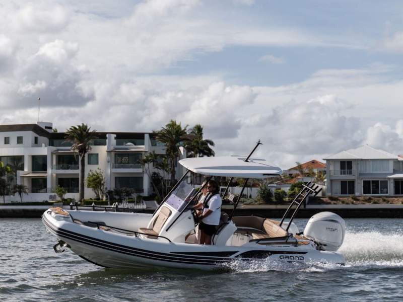 Grand G680 Fibreglass Centre Console RIB With Hypalon Tubes