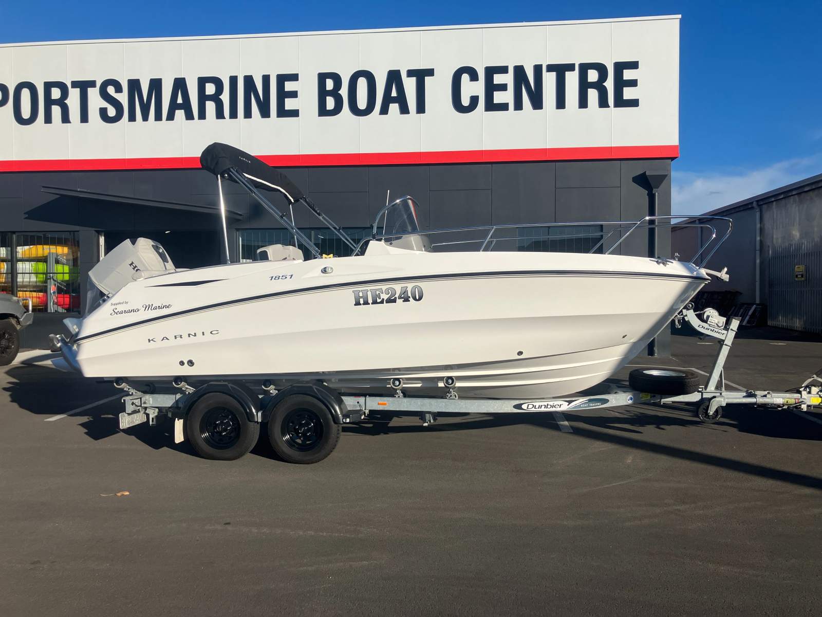 Karnic 1851 Centre Console Boat, Motor, Trailer Package