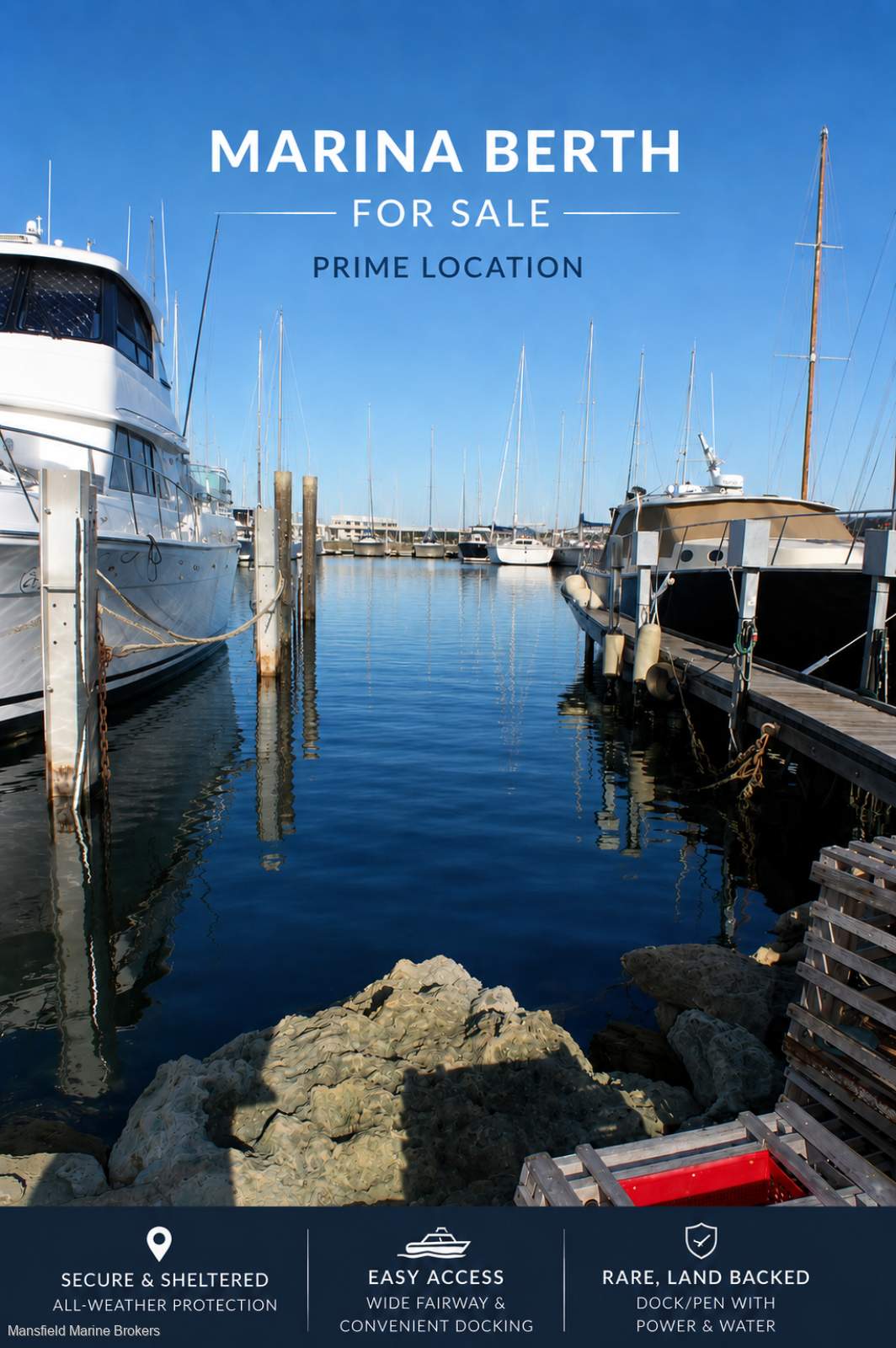 Pen - (Rare Land Backed) 15m Fremantle Sailing Club Pen