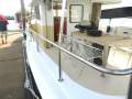 Custom Gardner powered coastal cruiser:Stainless Rails