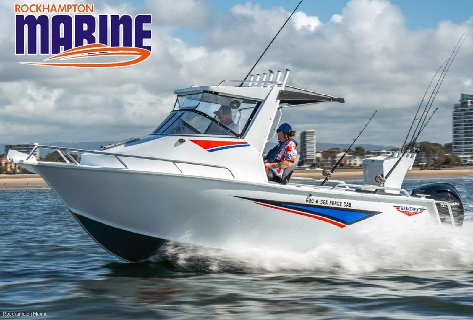 Sea-Trex 600 Sea-Force Hard Top Cab BOAT PACKAGE FROM ROCKHAMPTON MARINE!!!