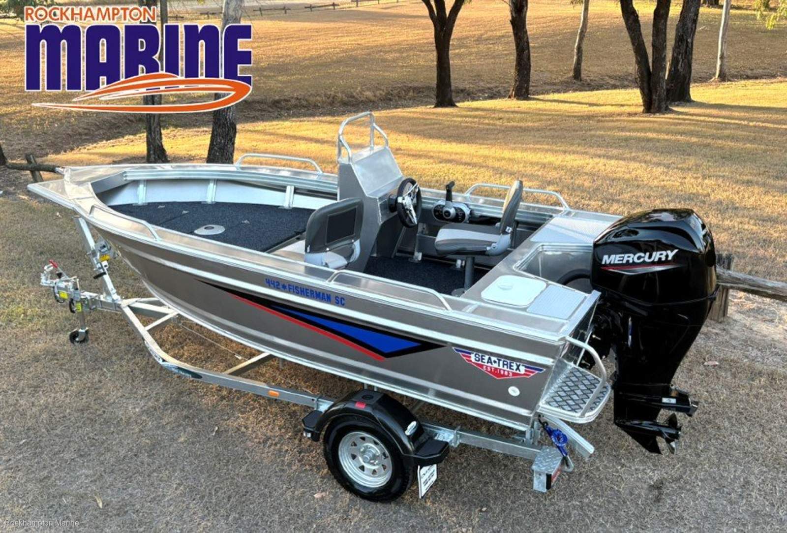 Sea-Trex 442 Fisherman Side Console BOAT PACKAGE FROM ROCKHAMPTON MARINE!!!