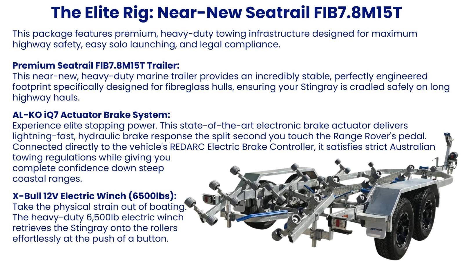 Stingray 240CS Cruiser + Tender + Range Rover Sports HSE Luxury