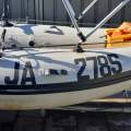 Takacat 340S Boat, foldable trailer, 9hp Tohatsu. Ready to roll