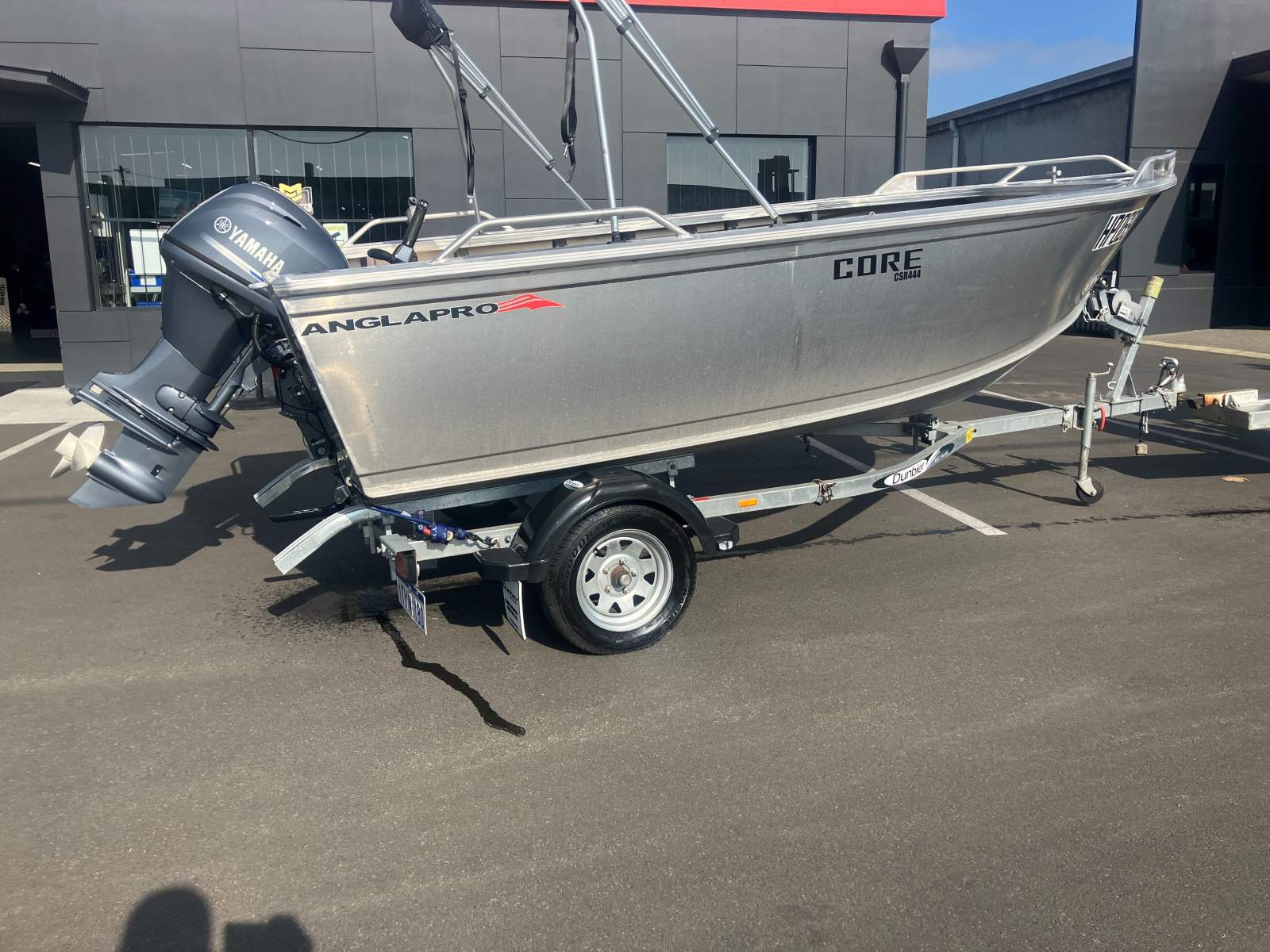 Anglapro Core 444 CSR Boat, Motor, Trailer Package