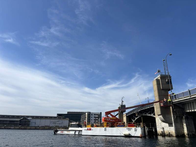 Steel barge