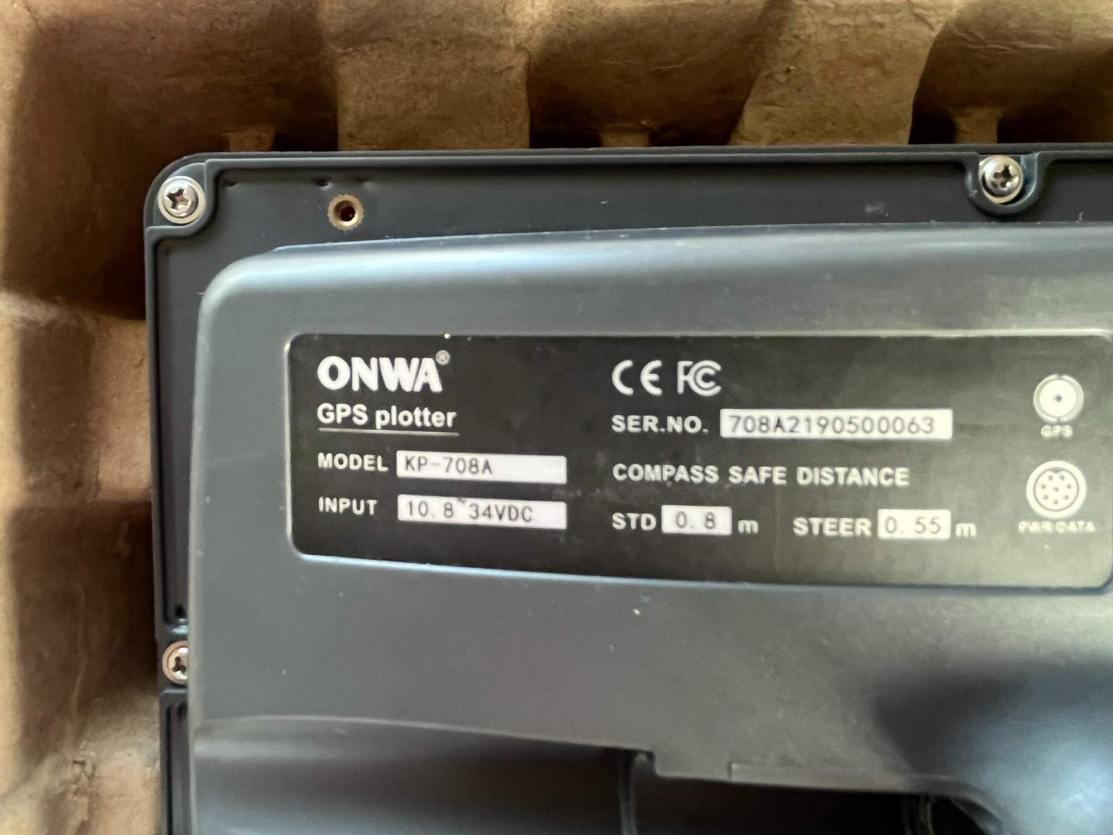 ONWA KP-708A (With Built-in AIS Transponder and antenna)