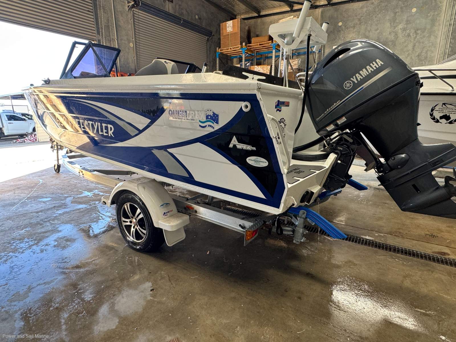 Quintrex 550 Freestyler Sleek, sporty, yet roomy & stable.