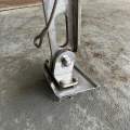 Custom Marine Grade Steel Boat Davit 2.9m Hydraulic Lift Dinghy Crane Heavy