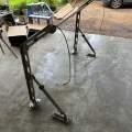 Custom Marine Grade Steel Boat Davit 2.9m Hydraulic Lift Dinghy Crane Heavy
