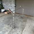 Custom Marine Grade Steel Boat Davit 2.9m Hydraulic Lift Dinghy Crane Heavy