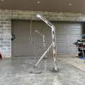 Custom Marine Grade Steel Boat Davit 2.9m Hydraulic Lift Dinghy Crane Heavy