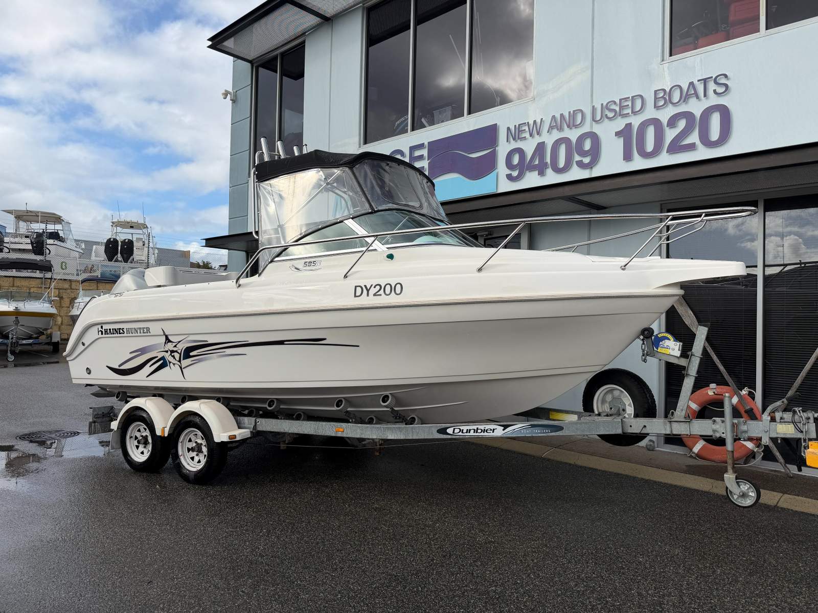 Haines Hunter 585 R with Honda 135HP 4 Stroke