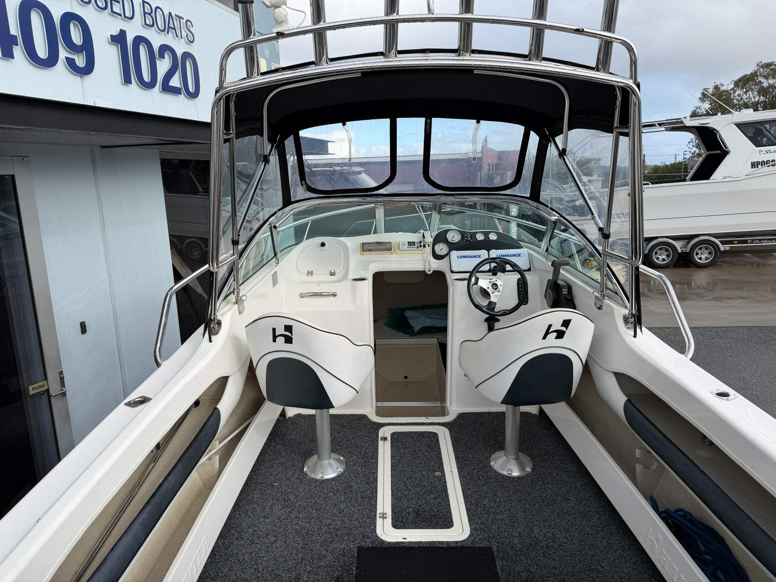 Haines Hunter 585 R with Honda 135HP 4 Stroke