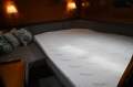 Amel Super Maramu 2000 Millennium Edition:Aft stateroom: Custom mattress topper - almost king size