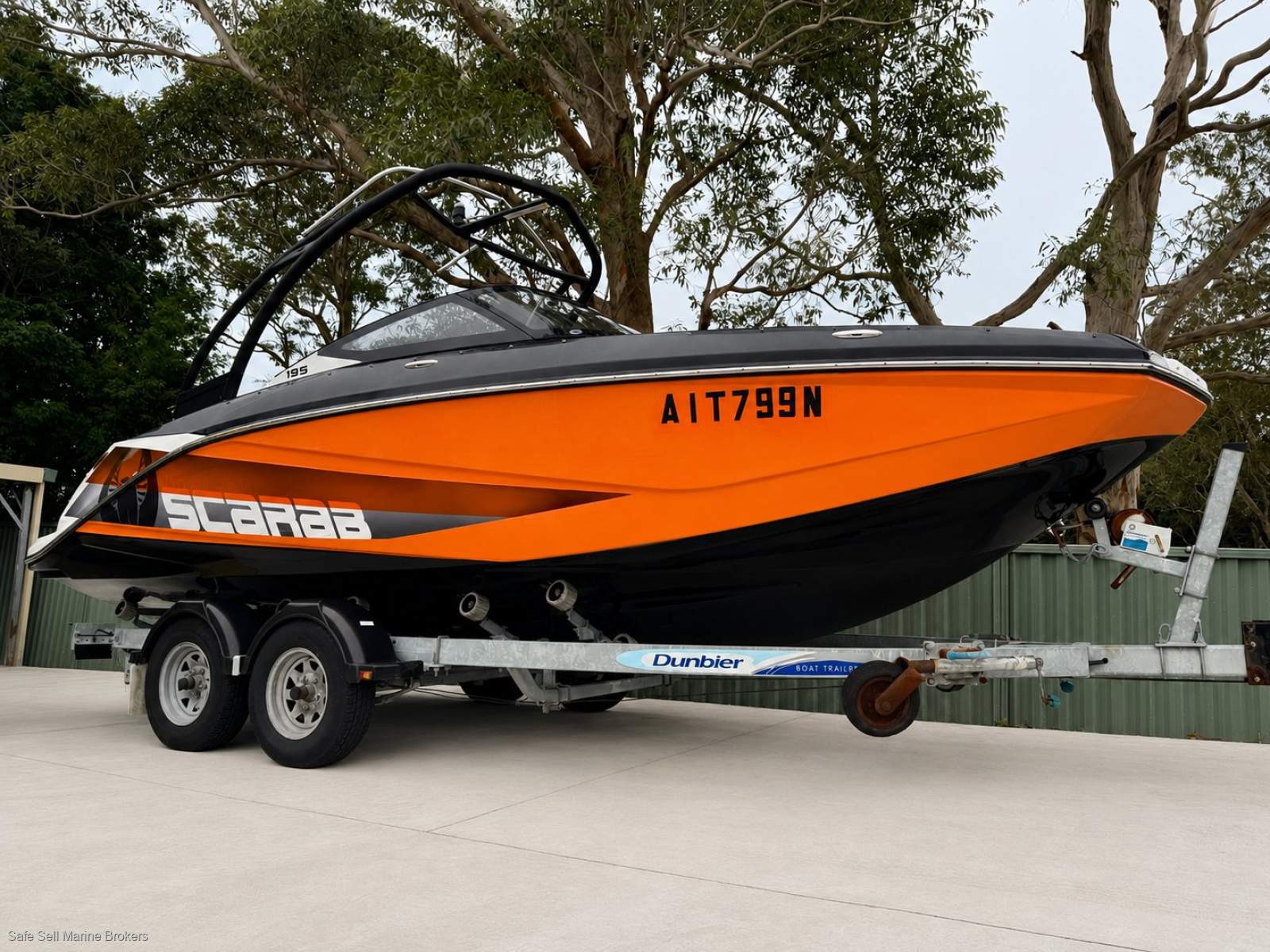 Scarab 195 Ho - Jet Drive Head Turner